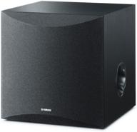 🎧 звуковая колонка yamaha ns-sw050bl с поддержкой 100w мощности и диаметром 8 дюймов, черного цвета, для улучшенного звукового восприятия. логотип