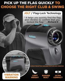 img 1 attached to 🏌️ Advanced Golf Range Finder - Up to 1100 Yards Range by CREATIVE XP