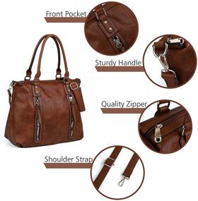img 1 attached to 👜 Модные женские сумки и кошельки с возможностью использования в качестве рюкзака, сумка через плечо или сумка через диагональ
