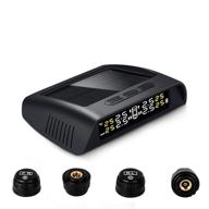 mzxdycos tpms система контроля давления в шинах зарядка от солнечной энергии с 6 усовершенствованными внешними датчиками tmps (0-116 psi) логотип