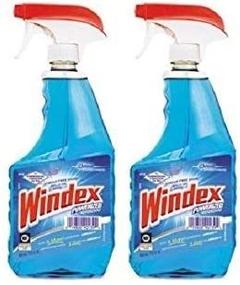 img 3 attached to Windex Blue 46 Fl Oz (23 Oz) Pack of 2 - Powerful Cleaning Solution for Sparkling Surfaces!