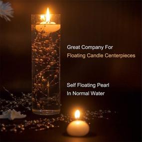 img 2 attached to 12-Piece TeaSu Pearl String: Ideal for Wedding Centerpieces, Vase Fillers, and Floating Candle Decor