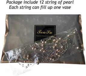img 3 attached to 12-Piece TeaSu Pearl String: Ideal for Wedding Centerpieces, Vase Fillers, and Floating Candle Decor
