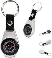 🧭 wekioo professional survival compass: a waterproof and shockproof key ring compass for orienteering and outdoor survival - 1 pack логотип