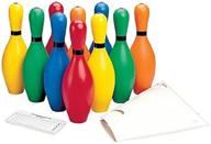 flaghouse rainbow weighted bowling set logo