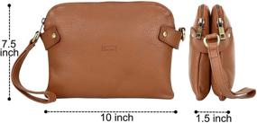 img 3 attached to Wristlet Wallet Leather Clutch Wallets