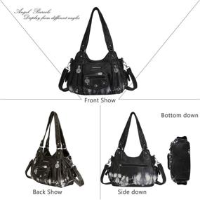 img 2 attached to Angel Barcelo Women's Fashion Handbags - Shoulder Bags, Wallets, and Satchels