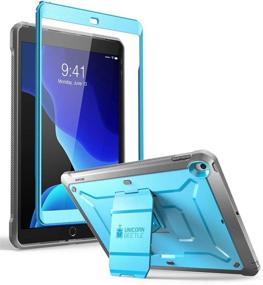 img 4 attached to SUPCASE Unicorn Beetle Pro Series Case for iPad 10.2 (2021/2020/2019) - Blue, with Built-in Screen Protector - Protective Case for iPad 9th/8th/7th Gen