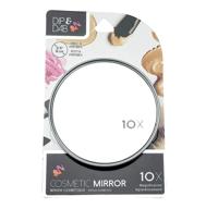 🔍 jacent 10x magnification cosmetic mirror with suction cups, 3.5 inch diameter - 1 pack for improved visibility and makeup application logo