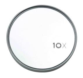 img 3 attached to 🔍 Jacent 10X Magnification Cosmetic Mirror with Suction Cups, 3.5 Inch Diameter - 1 Pack for Improved Visibility and Makeup Application