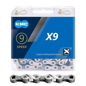 img 1 attached to 🚲 Road/Mountain Bike Chain: KMC X9 9-Speed, 116 Links – Compatible with Shimano and SRAM