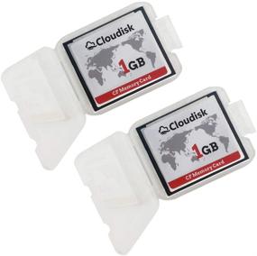 img 1 attached to Cloudisk CF Card High Speed Reader Camera Card for DSLR - Compact Flash Memory Card (1GB2PK)