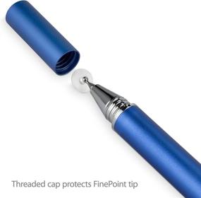 img 3 attached to BoxWave FineTouch Capacitive Stylus Pen - Precise Stylus for ASUS Transformer Book T100 and Flip T100 - Lunar Blue