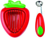 🍓 red joie strawberry huller & slicer - effortlessly prepare and slice strawberries! логотип