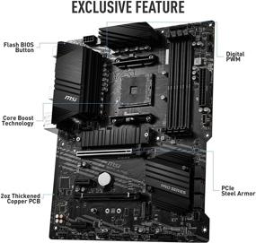 img 2 attached to 🖥️ MSI B550-A PRO ATX Motherboard (AMD AM4, DDR4, PCIe 4.0, SATA 6Gb/s, M.2, USB 3.2 Gen 2, HDMI/DP)