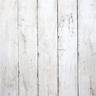 🌿 white wood peel and stick wallpaper - removable vintage plank design for walls, shelves, drawers - vinyl film wall covering, self-adhesive decor - 78.7" x 17.7" roll логотип