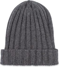 img 4 attached to 🎩 Lucky Franc's Handmade Italian Cashmere Beanie for Men - Luxury Knit Cuffed Beanie