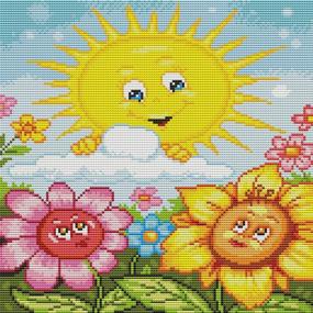 img 4 attached to Cross Stitching Sunflower Embroidery Beginners 14 2×14 2Inch