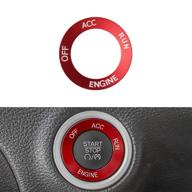 lecart push start button cover ring for 2015-2021 dodge charger/challenger/ram 1500 logo