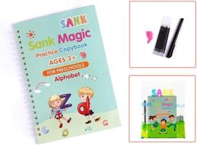 img 4 attached to 📚 Sank Magic Practice Copybook Workbook Reusable: Master Your Skills with Ease