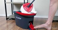img 1 attached to 🧹 Grey O-Cedar EasyWring RinseClean Microfiber Spin Mop & Bucket Floor Cleaning System review by Nick Kasilowski