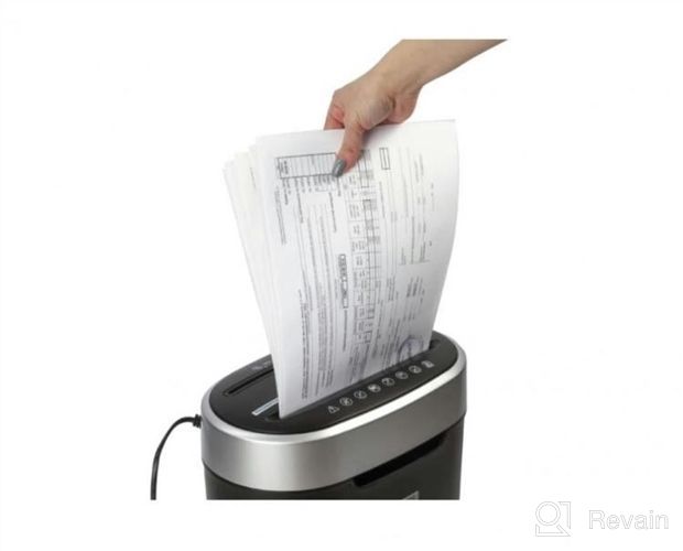 img 1 attached to 🔪 Bonsaii C237-B 6-Sheet Cross Cut Paper Shredder for Home and Office Use, with Credit Card Slot, Portable Handle Design, and 3.4 Gallons Wastebasket review by Marv Merritt