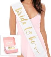 💍 xo, fetti bachelorette party decorations sash - a must-have for the bride to be! logo