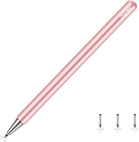 img 4 attached to 🖊️ Rose Gold Stylus for iPad with Magnetism Cap - Touch Screen Pen for Apple, iPhone, Android, Surface, Tablet & Laptop