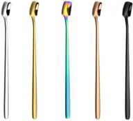 🔄 reusable stainless cocktail coffee stirrers: a sustainable solution for stirring логотип