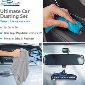 img 3 attached to 🚗 Relentless Drive Car Cleaning Gel: Ultimate Cleaning Putty for Car Detailing & Vent Cleaning - Universal Dust Cleaner