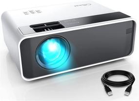 img 4 attached to 🎥 CiBest Mini Projector: 7500L Video Projector for Outdoor Movies, 1080P & 200" Supported, PS4 & PC Compatible