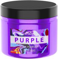 🎨 purple mica powder - 100g pearl epoxy resin color pigment - cosmetic grade slime coloring pigment - natural soap dye for soap making supplies kit, bath bomb colorant, paint, nail art logo
