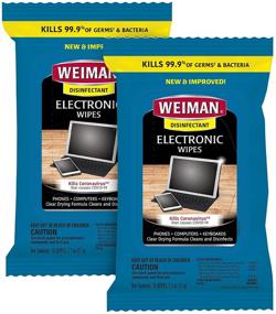 img 4 attached to 📱 Weiman Electronic Disinfecting Wipes - 2 Pack: Efficiently Clean & Disinfect Your Electronics - 15 Count