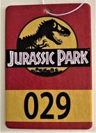 jurassic park air freshener vanilla logo