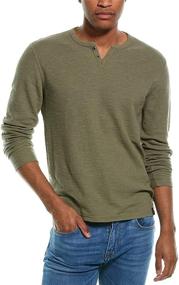 img 1 attached to Lucky Brand Sleeve Button Thermal Men's Clothing