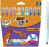 🖍️ ручки для раскрашивания bic kids visaquarelle 10 штук: яркие и долговечные раскраски для детей логотип