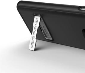 img 2 attached to 📱 Encased Belt Case for Samsung Galaxy Note 9: Ultra Slim Combo with Metal Kickstand & Holster Clip - Sleek Black Design