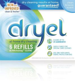 img 4 attached to 🧴 Dryel Clean Breeze Refills: Convenient 6 Count Boxes, Pack of 2