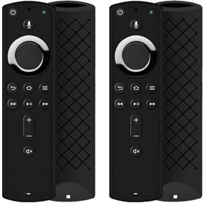 img 4 attached to 🔥 2 Pack Silicone Protective Case Covers for Fire TV Stick 2020 and Fire TV Stick 4K Remote - Auswaur Remote Sleeve Cases for Fire TV Stick (2nd Gen) and Fire TV (3rd Gen) Remote Control - Black