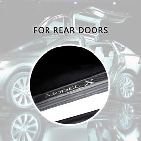 img 3 attached to CoolKo Protection Modified Decoration Compatible Interior Accessories and Door Entry Guard