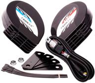 🚗 farbin compact 12v car horns – loud dual-tone waterproof auto horn kit with relay harness, universal for any 12v vehicles logo