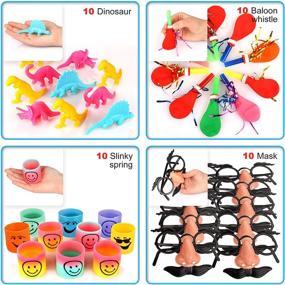 img 2 attached to 🎉 S SWIRLLINE Party Favors - 122 PCS Carnival Prizes Toys Bulk Assortment for Kids' Pinata Filler, Boys, Girls - Perfect for Birthday, Easter, and Classroom Activities