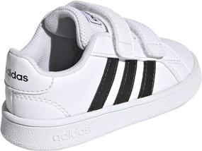 img 2 attached to Adidas Girls' Toddler Grand Court Sneakers - Stylish Shoes for Little Feet