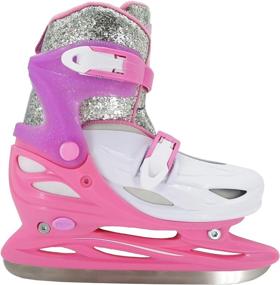 img 1 attached to 🛼 Adjustable Inline Skates for Kids with Light-up Wheels | Quad Roller Skates | Outdoor Blades Roller Skates for Girls and Boys - LIKU 4-in-1