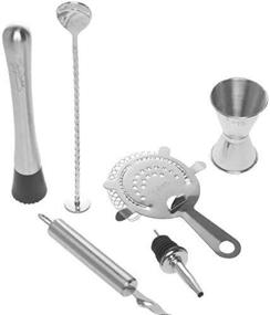 img 2 attached to 🍸 Deluxe Stainless Bar Tools Essentials