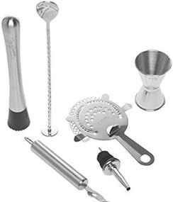 img 1 attached to 🍸 Deluxe Stainless Bar Tools Essentials