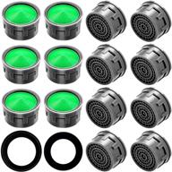 🚰 20 set oiiki faucet aerator, flow restrictor insert replacement parts for bathroom or kitchen, including 20pcs green faucet aerator, 20pcs m22 rubber washers, 20pcs m24 rubber washers logo