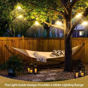 img 1 attached to 🏞️ Outdoor String Lights for Patio - FMiX 48ft 96 CRI LED String Lights, 12V Low Voltage and IP65 Waterproof, 2700K Romantic Bonfire Color Ideal for Patio, Cafe, Balcony.