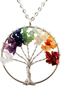 img 4 attached to Pendant Necklace Crystal Meditation Gemstones Beading & Jewelry Making