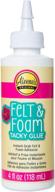 🧵 aleene's original version felt and foam tacky glue - 4 fl oz logo